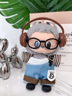 Gothic Plush Toy - Purple & Black Alternative Dress